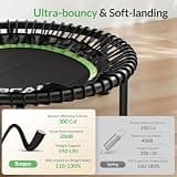 BCAN 48-Inch Adult Fitness Bungee Rebounder for Indoor and Garden Workouts