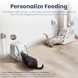 PawsPik Automatic Microchip RFID Cat Feeder with 16-Cup High Capacity