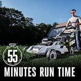 EGO POWER+ LM2114 56V 21-Inch Cordless Brushless Electric Lawn Mower with 6.0Ah Battery
