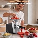 CHEFFANO 2800W Peak Electric Meat Grinder & Tomato Sauce Maker Attachment