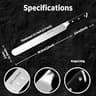 KATISUN 12-Inch German Steel Slicing Knife for BBQ with Ergonomic Handle