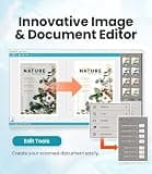 Plustek OpticSlim 2700 High-Speed A4 Document Flatbed Scanner with OCR
