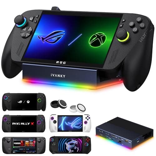 iVANKY 14-in-1 RGB Foldable Docking Station for ROG Ally, 10Gbps USB 3.2, 4K@120Hz