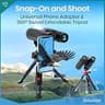 Adasion 12x42 HD Travel Binoculars with 360-Degree Swivel Tripod Included