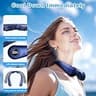 CRISLEX Portable Neck Fan with LED Display and Ergonomic Neck Support