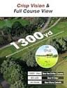 BirdiePulse 1300-Yard Golf Rangefinder with Slope, Magnetic Mount and HD Display