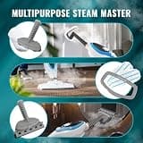 PurSteam 10-in-1 Steam Mop with Detachable Handheld Steamer and Accessories