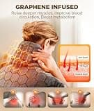Graphene-Infused Weighted Instant Heating Pad for 3X Deeper Shoulder Muscle Relief