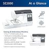 Brother SE2000 Computerized Combo Sewing and Embroidery Machine with Wi-Fi