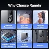 Ranein 18kW 240V Whole-Home Electric Tankless Water Heater with LED Display
