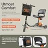 SuperHandy Passport 3-Wheel Folding Travel Mobility Scooter, 13-Mile Range