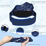 KingPavonini Extra Large Gel Pack Set for Back Pain Relief with Extension Strap