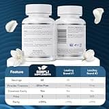 Simpli Supplements Boric Acid Suppositories for Women, 600mg Dosage, 60 Count Pack
