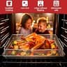 Geesta Extra-Large Stainless Steel Air Fryer Basket Set with Recipe Book