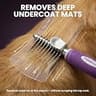 Poodle Dematting Fur Rake Comb Brush for Dogs and Cats Heavy Duty Tool
