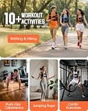 Renoj Fixed Weighted Vest for Women and Men with Integrated Phone Holder (10 lbs)