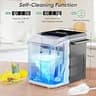 DUMOS Portable Countertop Bullet Ice Maker with Carry Handle and Self-Cleaning