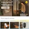 Yale Matte Black Keyed Deadbolt Smart Lock with Google Matter Hub Compatibility