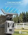 Misstech 4K Ultra HD Solar Powered Trail Camera with 64MP Resolution