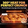 Gotham Steel XXL Ceramic Air Fryer Basket and Baking Sheet Combination Set