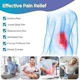 Comfytemp Sciatica Ease Brace & Ice Pack for Lower Back Pain Relief, 2-Pack