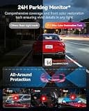REDTIGER F17 Elite 4K 3-Channel Dash Cam with Interior Cabin Vision and 128GB Card