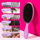 SimplyHair Ultimate Hair Extension Detangler Brush with Dual Boar Bristles