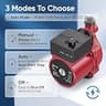 GIRAVO 100W 3-Speed Hot Water Recirculation & Water Pressure Booster Pump Combo