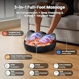 BOB AND BRAD Shiatsu Deep Kneading Foot Massager with Heat and Remote