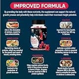 Jadee Height Growth Gummies with 325mg Calcium, Vitamins D3 & K2 Blend