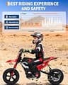 Garvee 24V 350W Electric Off-Road Dirt Bike with 12-Inch Pneumatic Rubber Tires