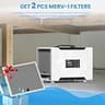 CADPXS 80-Pint Crawl Space Dehumidifier with Built-In Pump and Gravity Drain