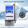 COSTWAY 15-Inch Under-Counter Commercial Ice Maker and Beverage Cooler Combo