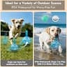 Qraxond Interactive Motorized Dog Soccer Ball with Motion Sensor for Light Chewers