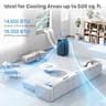Gasbye Dual Hose DC Inverter Portable Air Conditioner, 14000 BTU Capacity