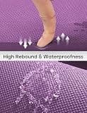 Heathyoga Eco-Friendly Non-Slip TPE Yoga Knee Pad Cushion 12mm with Carrying Strap