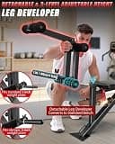 Heavy-Duty 1200LBS Adjustable Workout Bench with Removable Leg Extension