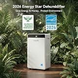 Ludatido 80-Pint Upgraded Energy Star Dehumidifier with Dedicated Sleep Mode