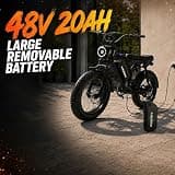 Likebike U12 Fat Tire Electric Bike, 1500W Peak Motor, 48V 20Ah Battery