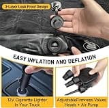 Umbrauto Full-Size Short Truck Bed Air Mattress with Dual Pump System