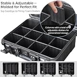 Turokacase Extra Large Graded Card Storage Box with 8 Adjustable Dividers