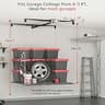 KOKORACKER Motorized Garage Ceiling Storage Rack, 4x4 FT Heavy-Duty Lift, 250 lbs