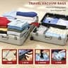 Travel Compression Packing Organizer Vacuum Bags with Electric Pump, 18-Pack