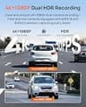 70mai A810S 4K Smart Dash Cam with 4G LTE Remote Tracking & AI Motion Detection