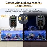 Hygger Adjustable Cross-Flow Aquarium Wave Maker Circulation Pump with LED Display