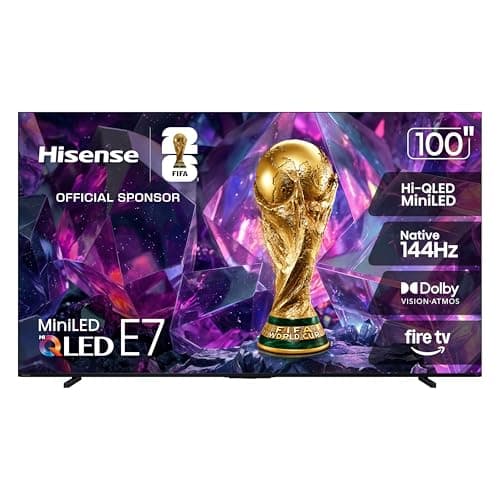 Hisense 100E7SF 100-Inch E7 Cinema Series Mini-LED 4K Smart Fire TV
