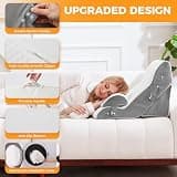 Ruqmuis Adjustable 3-Piece Orthopedic Memory Foam Wedge Pillow Set for Recovery