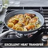 GreenPan Lima Hard-Anodized 12-Inch Ceramic Nonstick Frying Pan Skillet with Glass Lid