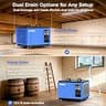 Aiusevo 75 Pint Crawl Space Dehumidifier for Low-Clearance Joist Mount