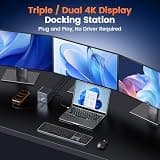TobenONE 16-in-1 Triple 4K USB-C Docking Station with 2.5G Ethernet Hub